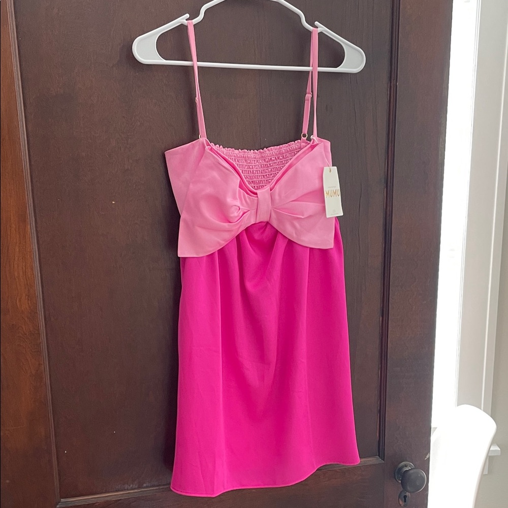 Show Me Your MuMu Pink Mini Dress